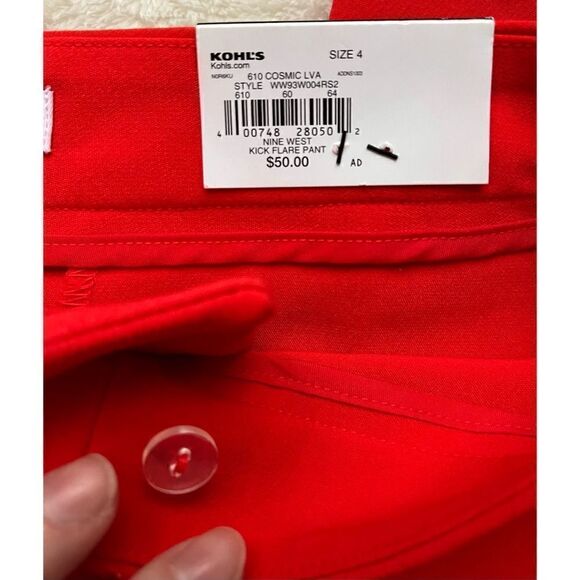 NWT Nine West Women's Madison Cropped Kick Flare Pants - Picture 6 of 15